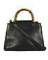 Nymphaea Bamboo Handle Shoulder Bag, other view
